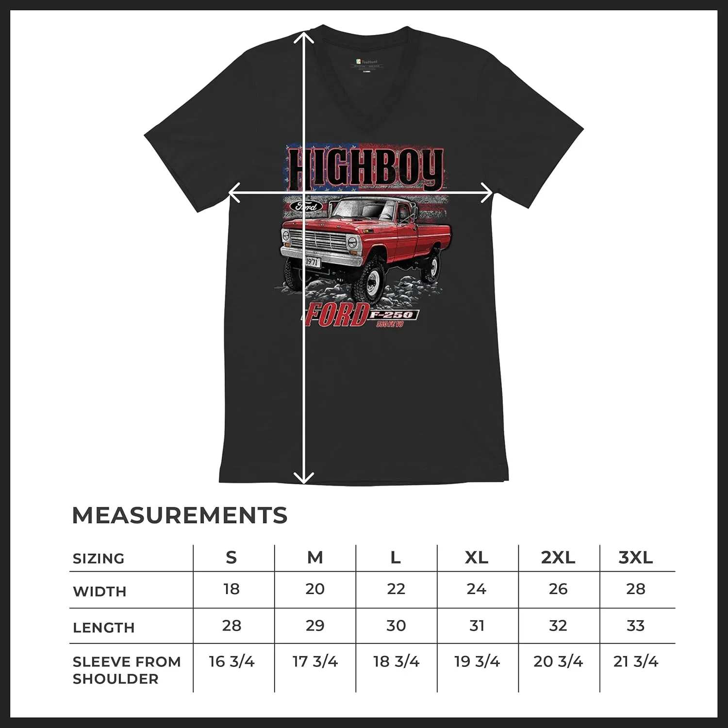 1971 Ford F-250 Highboy Men's Graphic T-Shirts and Tank Tops