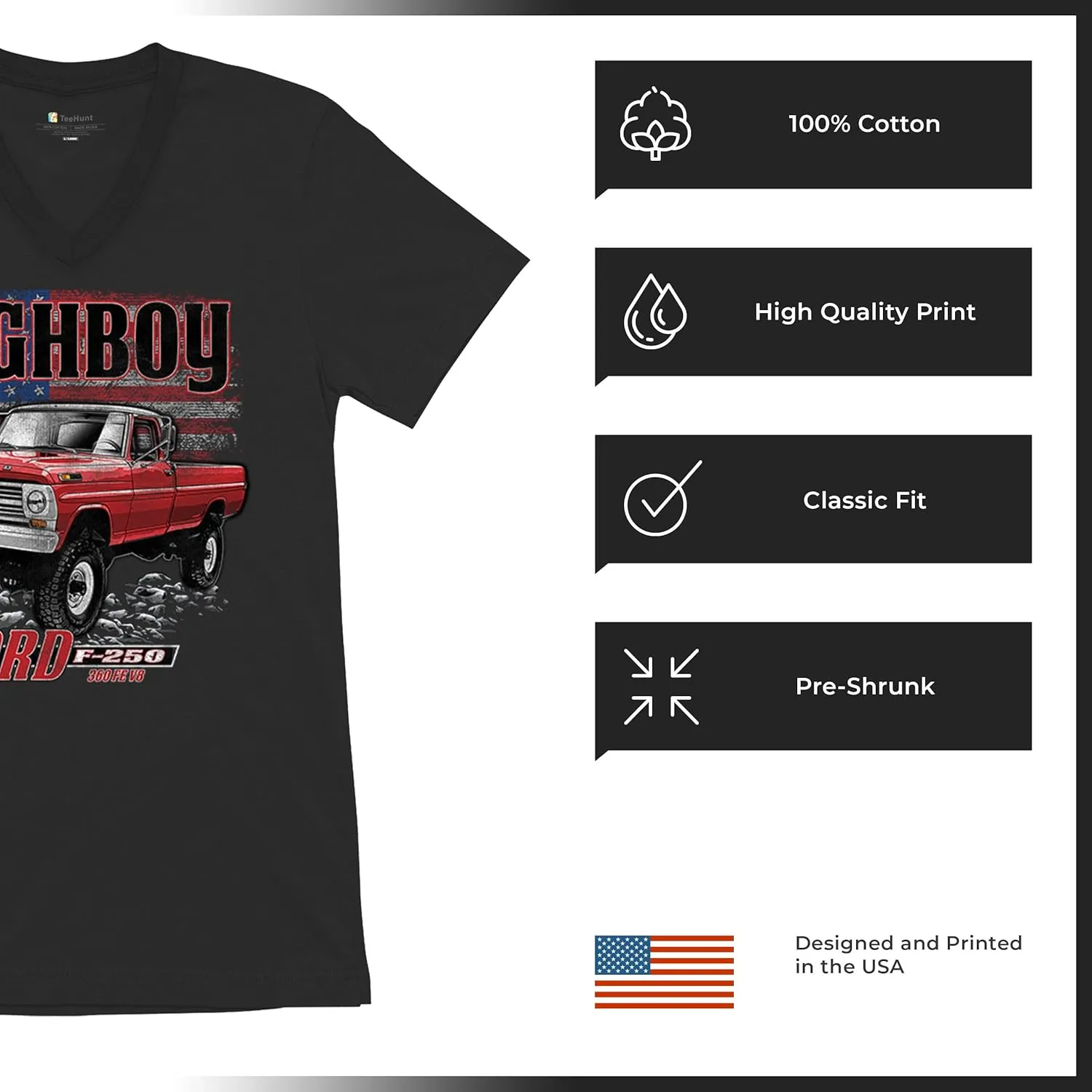 1971 Ford F-250 Highboy Men's Graphic T-Shirts and Tank Tops