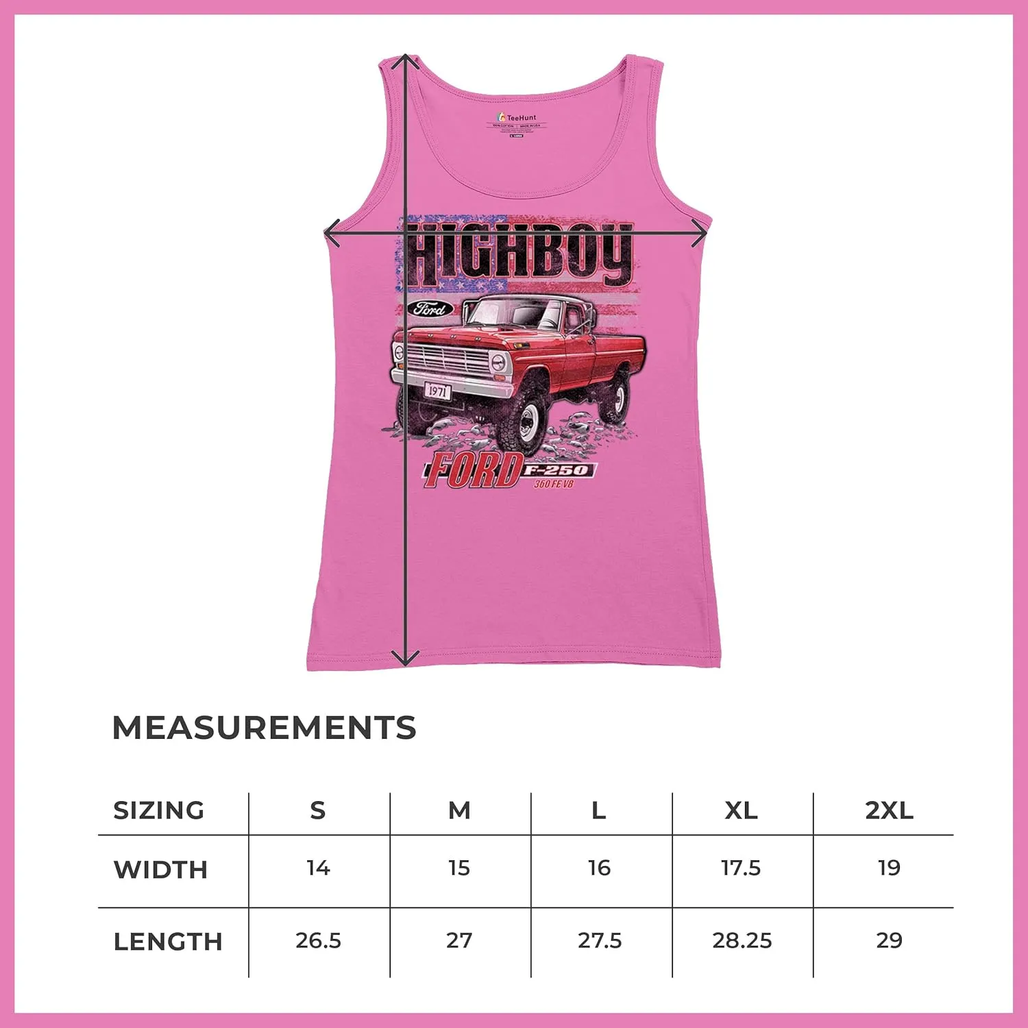1971 Ford F-250 Highboy Women's Graphic T-Shirts and Tank Tops