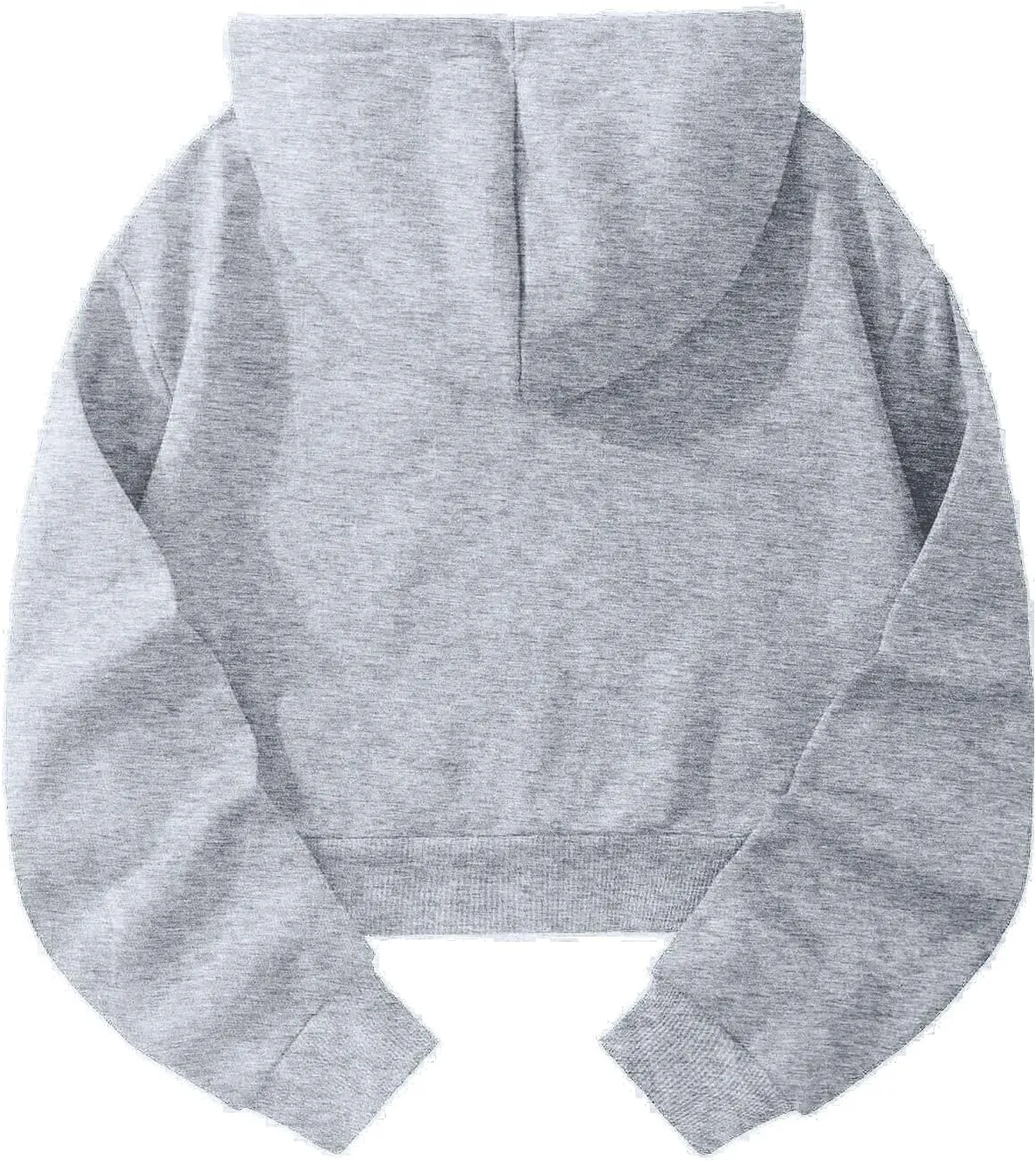 Avanova Women Los Angeles Graphic Drawstring Crop Hoodie Long Sleeve Drop Shoulder Pullover Sweatshirt