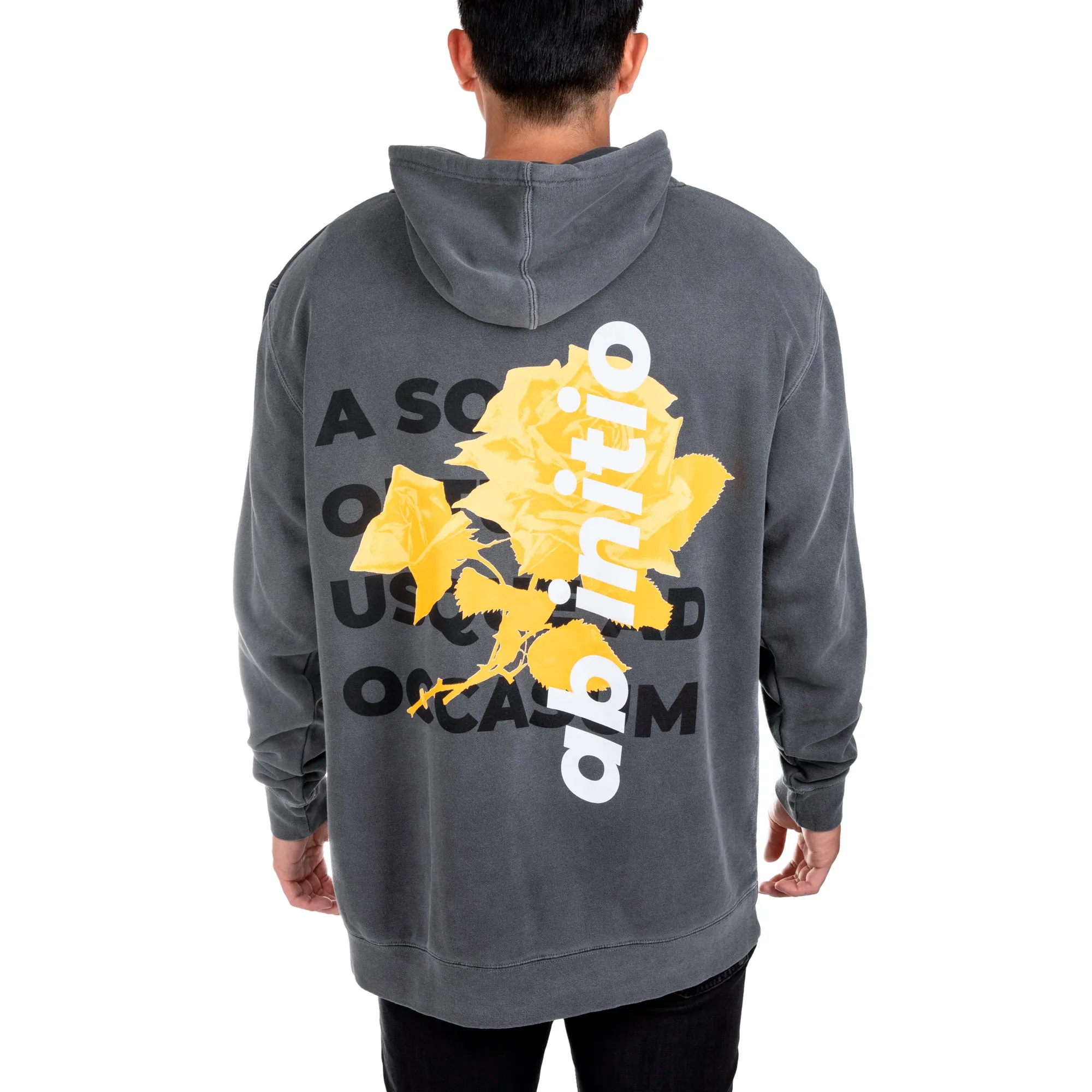 Cal 7 Latin Motto Oversized Hoodie