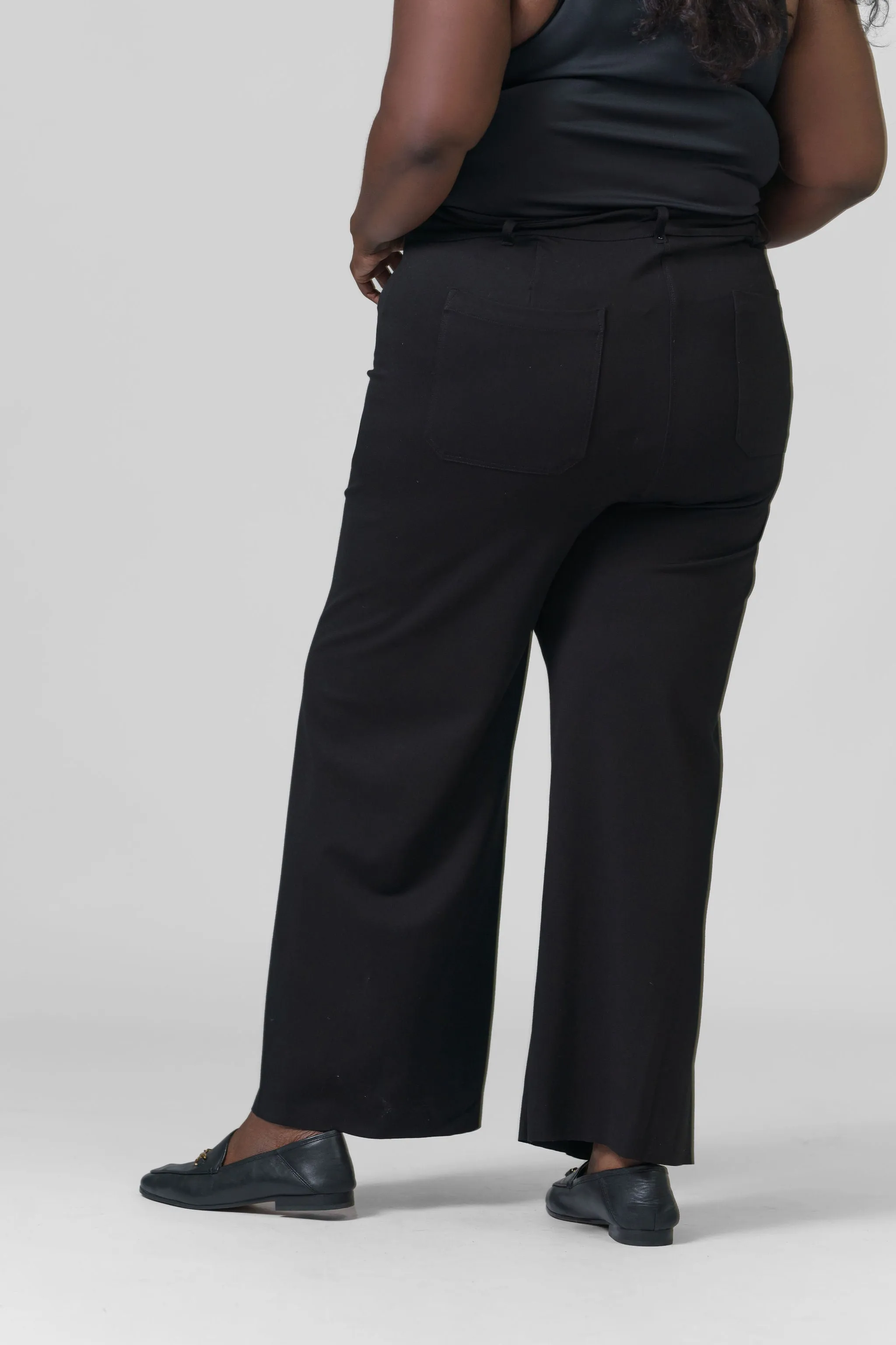 ERIN HIGH WAIST WIDE LEG PONTE PANT