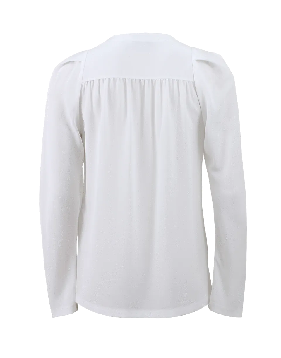 Gathered Shoulder Blouse