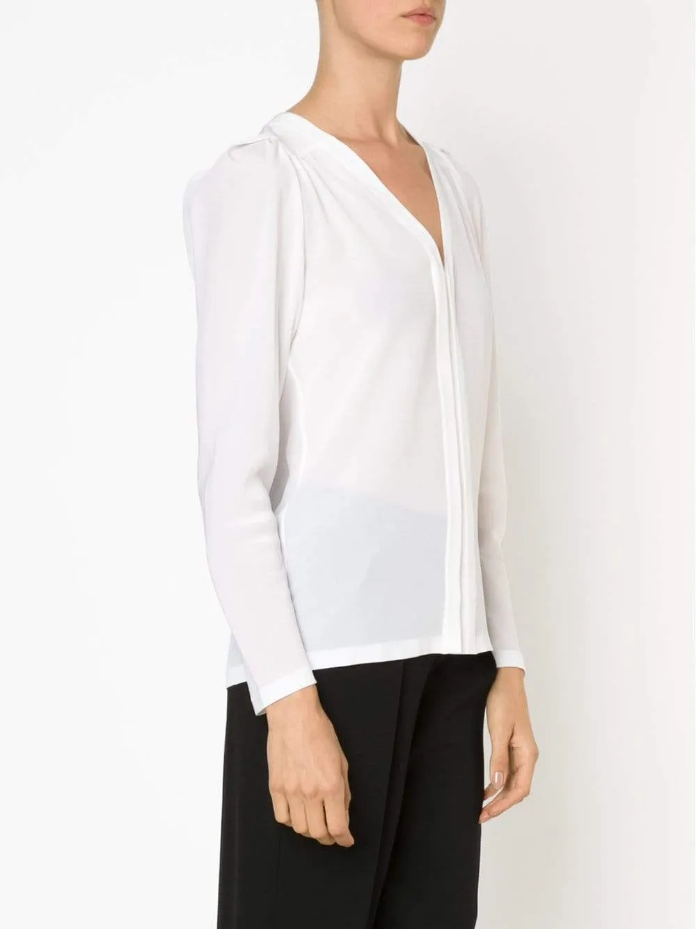 Gathered Shoulder Blouse