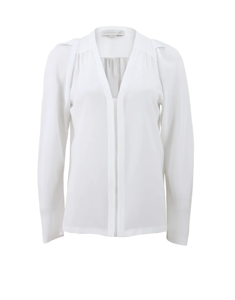 Gathered Shoulder Blouse