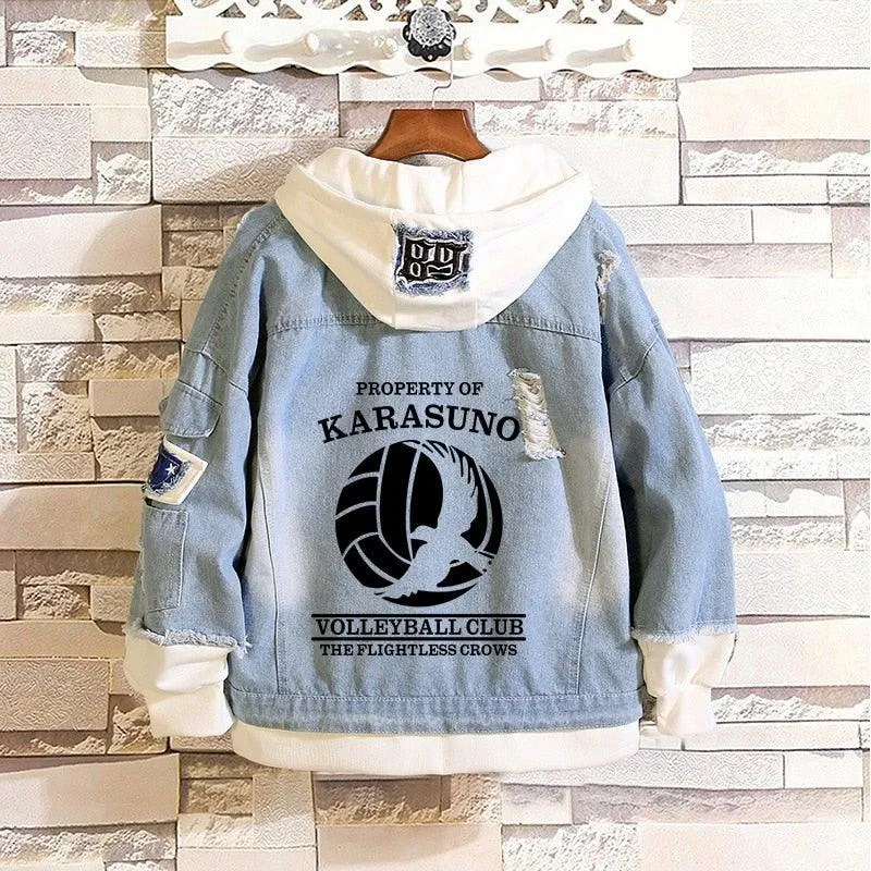Haikyuu Denim Jacket(10  Designs)