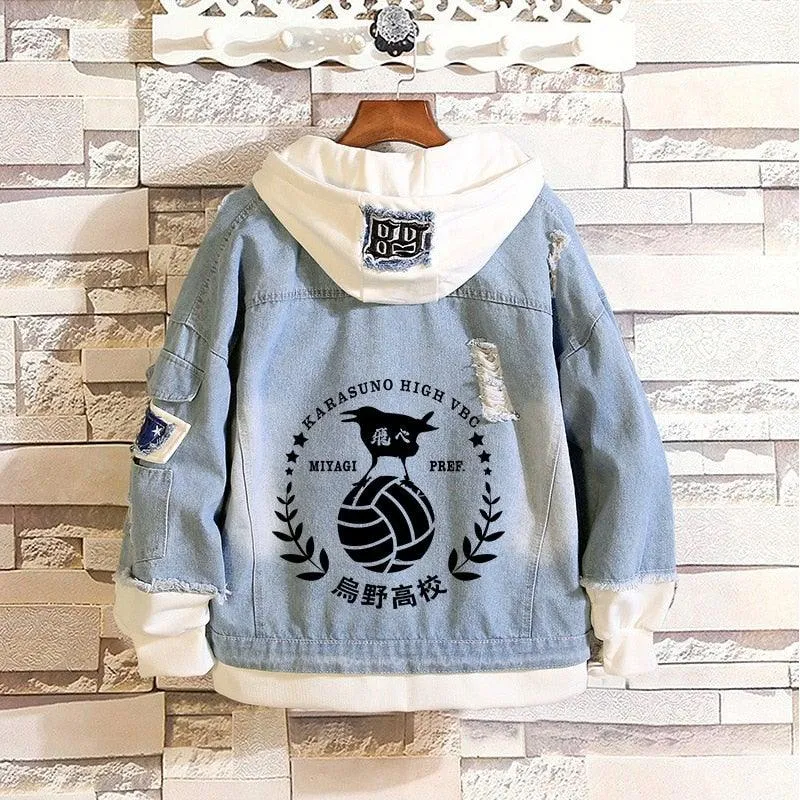 Haikyuu Denim Jacket(10  Designs)