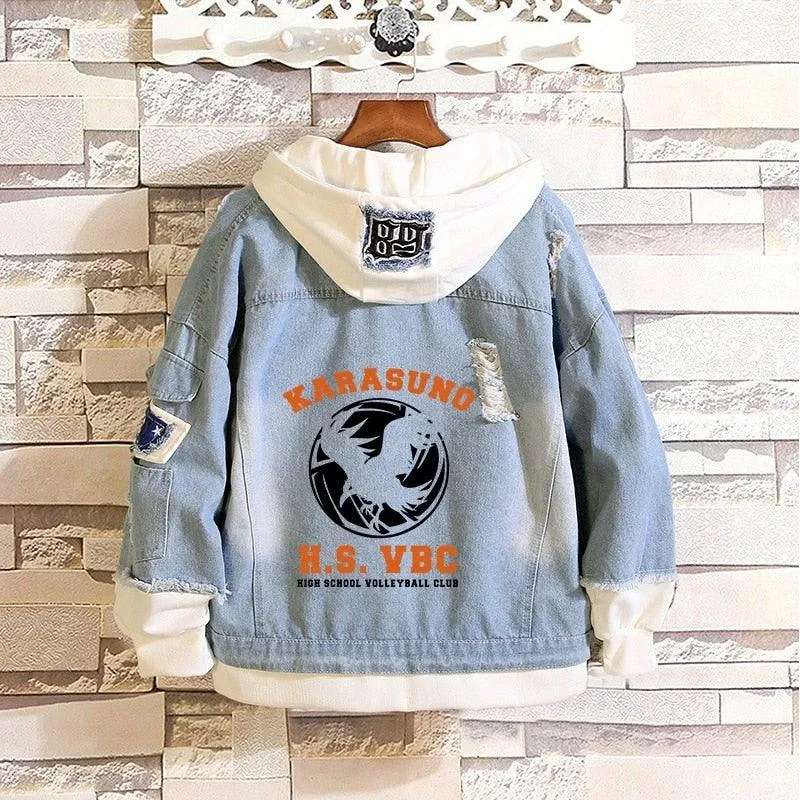 Haikyuu Denim Jacket(10  Designs)