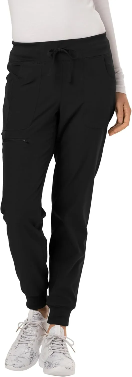 Heartsoul Women's Medical Scrub Jogger Pants Contemporary fit Drawstring waistband Jogger With 5 Pockets - HS030