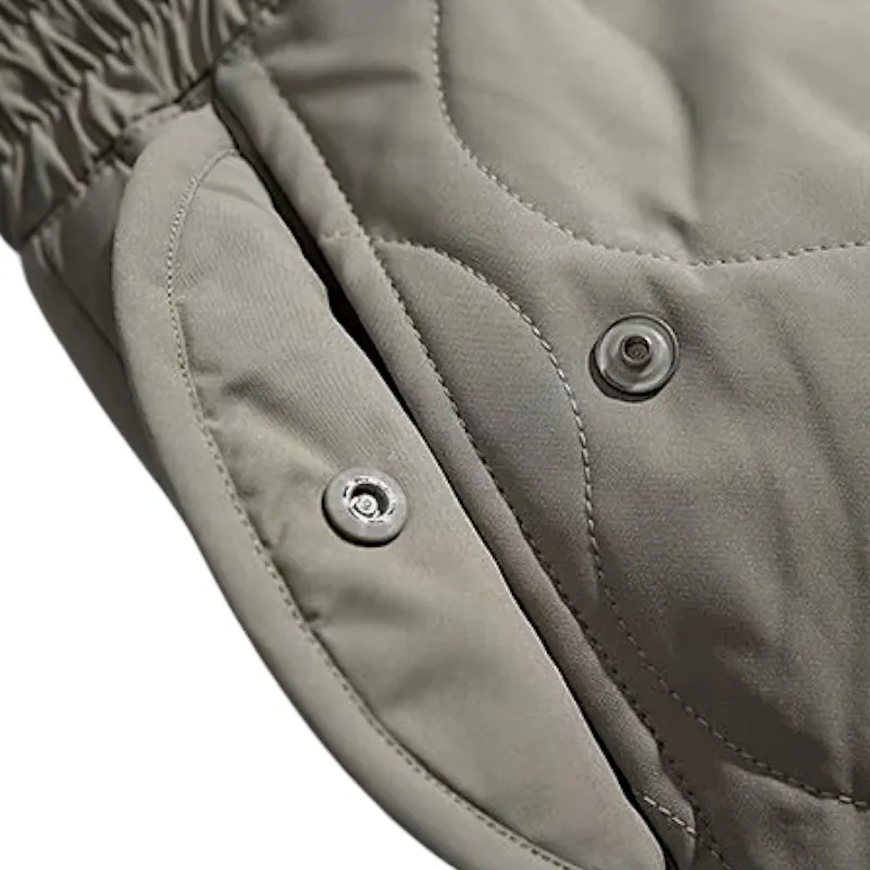 Heavy quilted jogger with charm