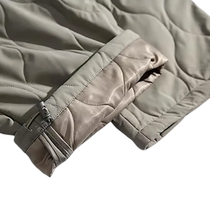 Heavy quilted jogger with charm