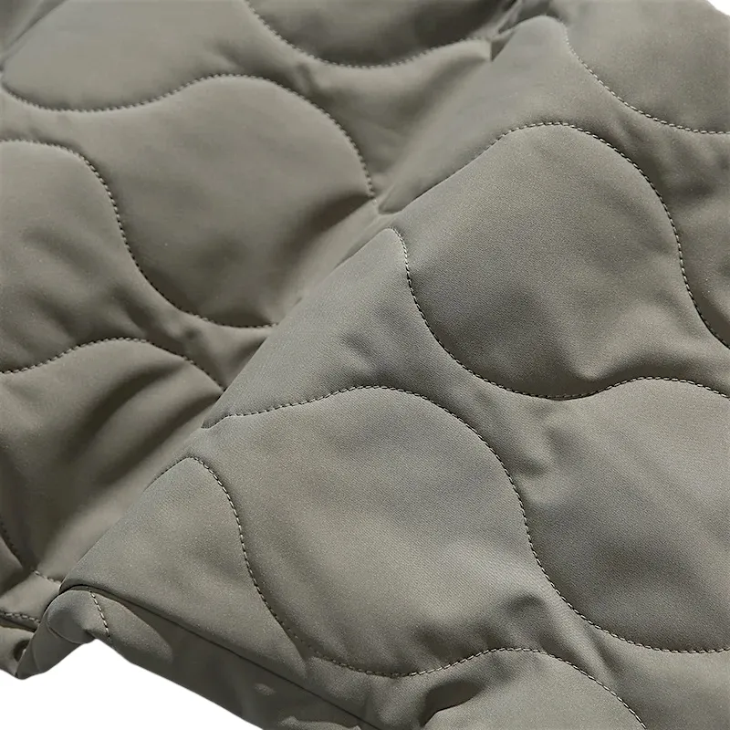 Heavy quilted jogger with charm