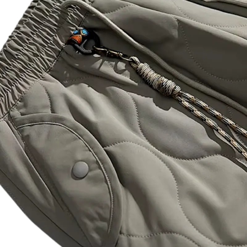 Heavy quilted jogger with charm