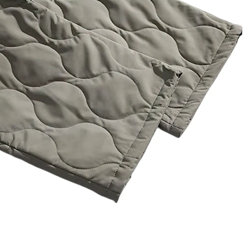 Heavy quilted jogger with charm