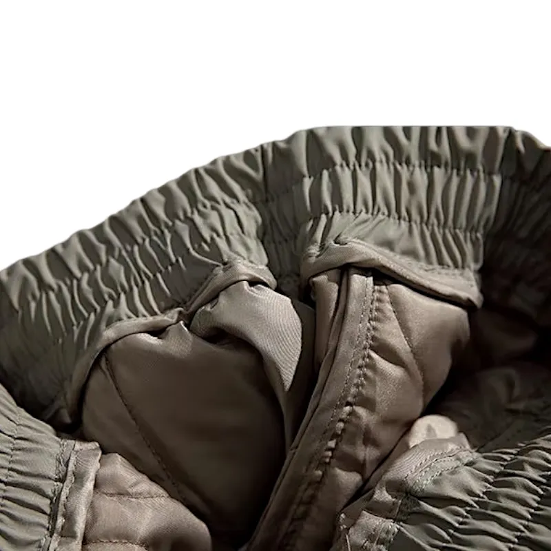 Heavy quilted jogger with charm