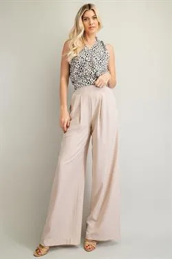 High Waist Wide Leg Pants