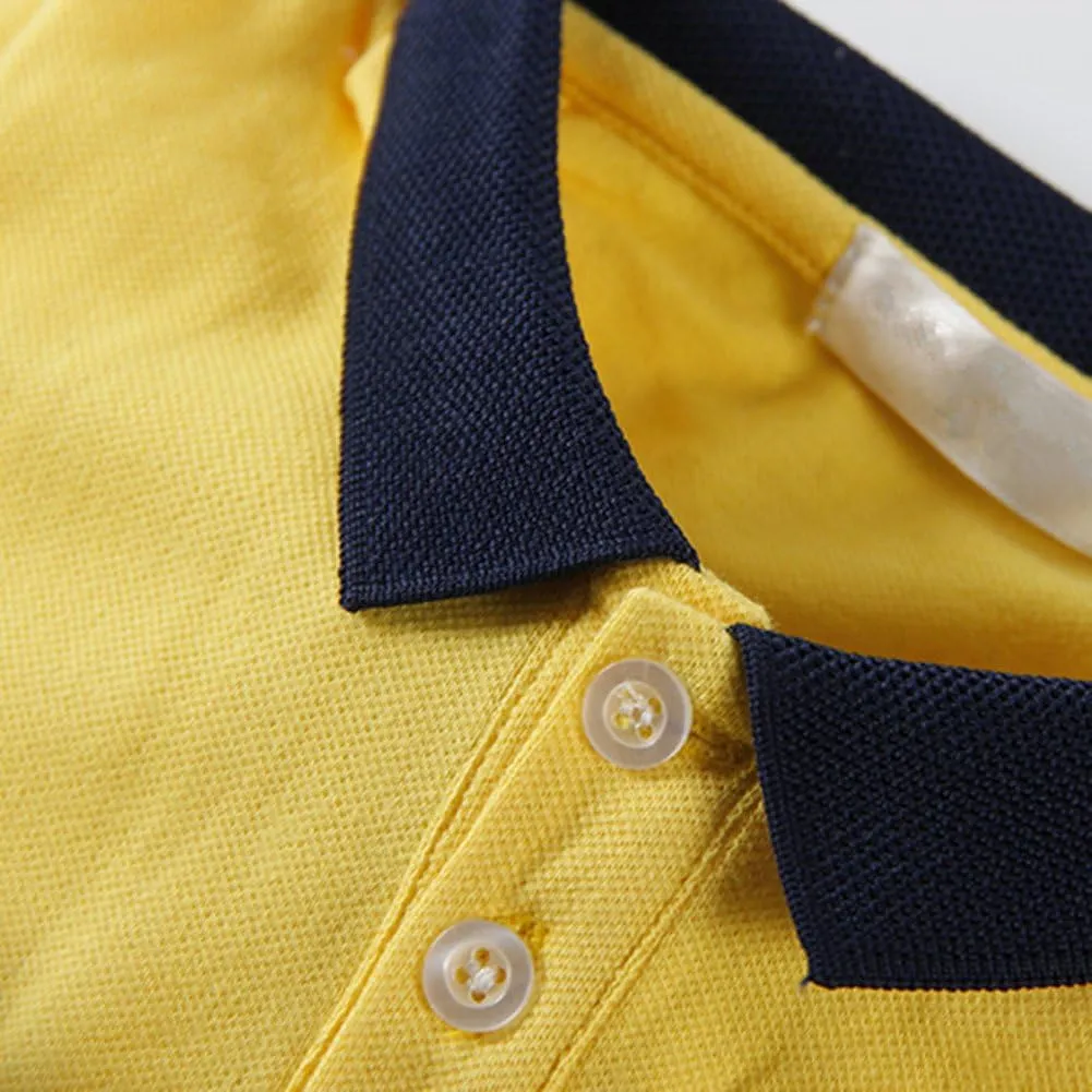 LittleSpring Boys Girls Polo Shirt School Uniform Short Sleeve Pique Polo T Shirt for Kids