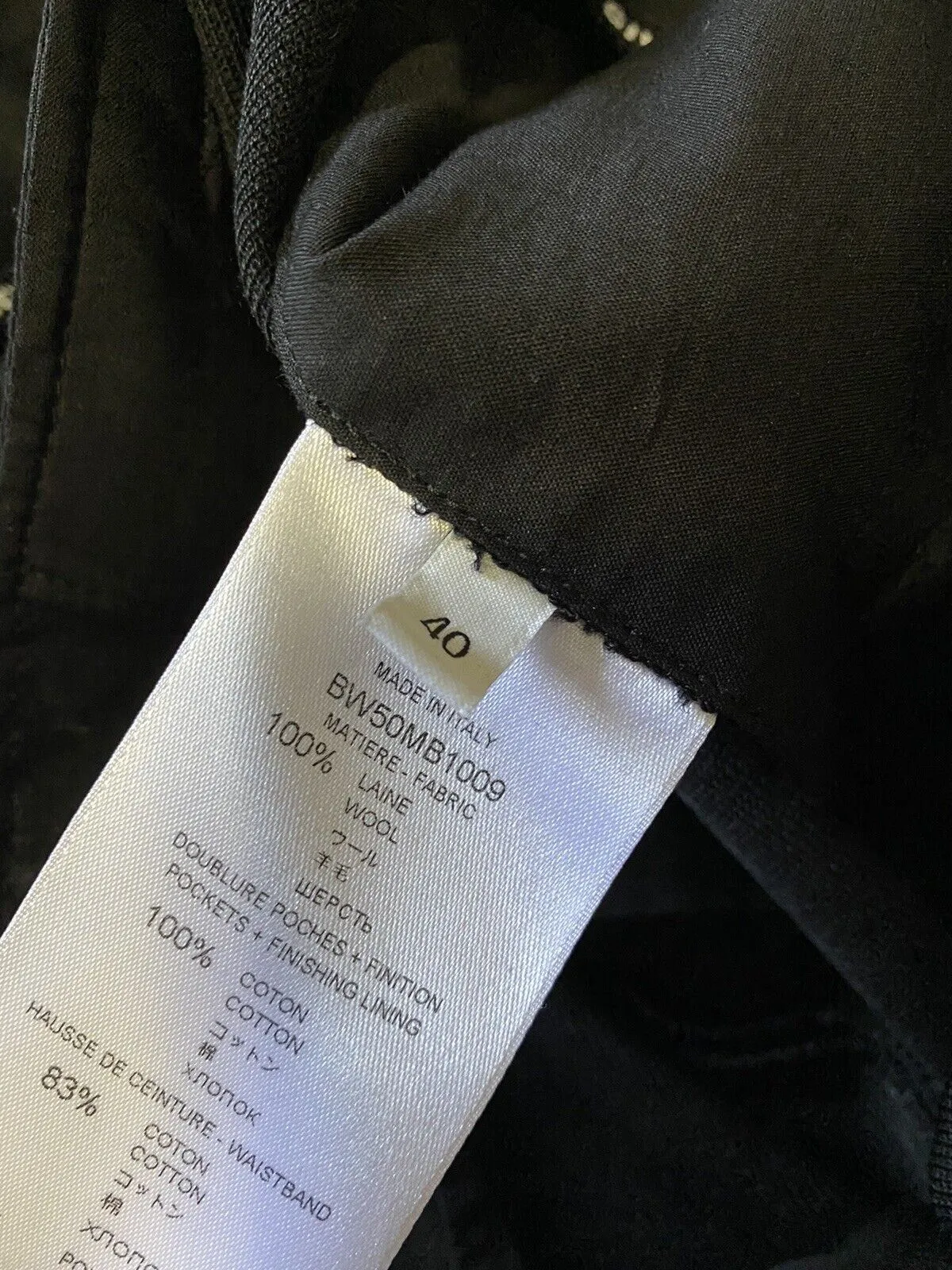 New $990 Givenchy Women Wool Cigarette Pants Black 8 US/40 It Italy