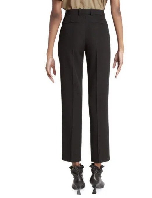 New $990 Givenchy Women Wool Cigarette Pants Black 8 US/40 It Italy