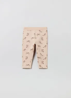 OVS Joggers With Puppies Print