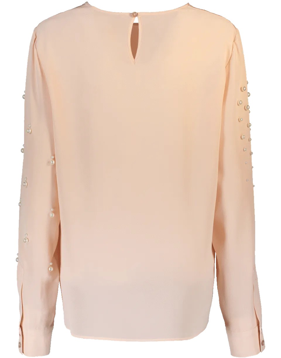 Pearl Embroidered Blouse