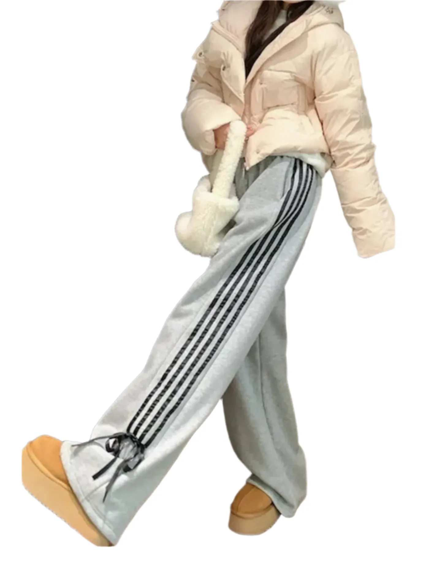 Right on Track Gray Sweatpants