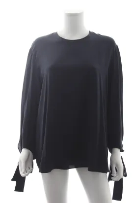 Stella McCartney Tie-Cuff Silk Blouse