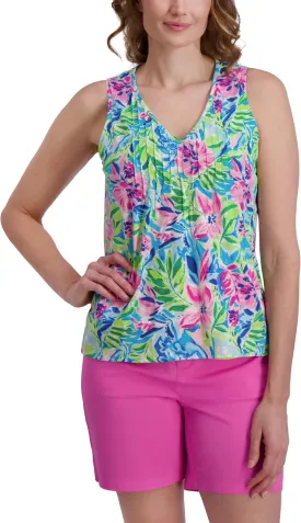 Stella Parker Women's V-Neck Blouse  Flowy Lightweight Top for Casual, Work, Travel, Or Resort Wear