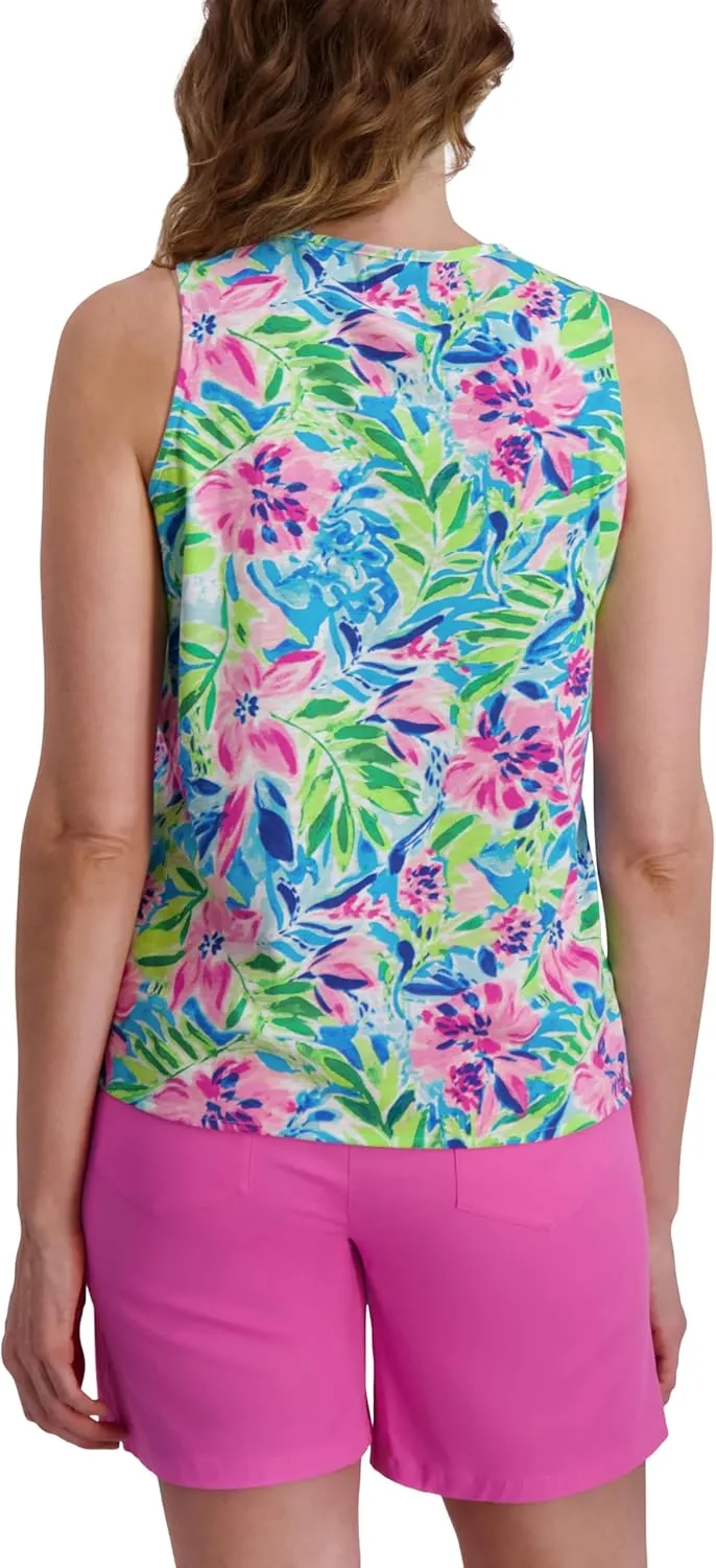 Stella Parker Women's V-Neck Blouse  Flowy Lightweight Top for Casual, Work, Travel, Or Resort Wear