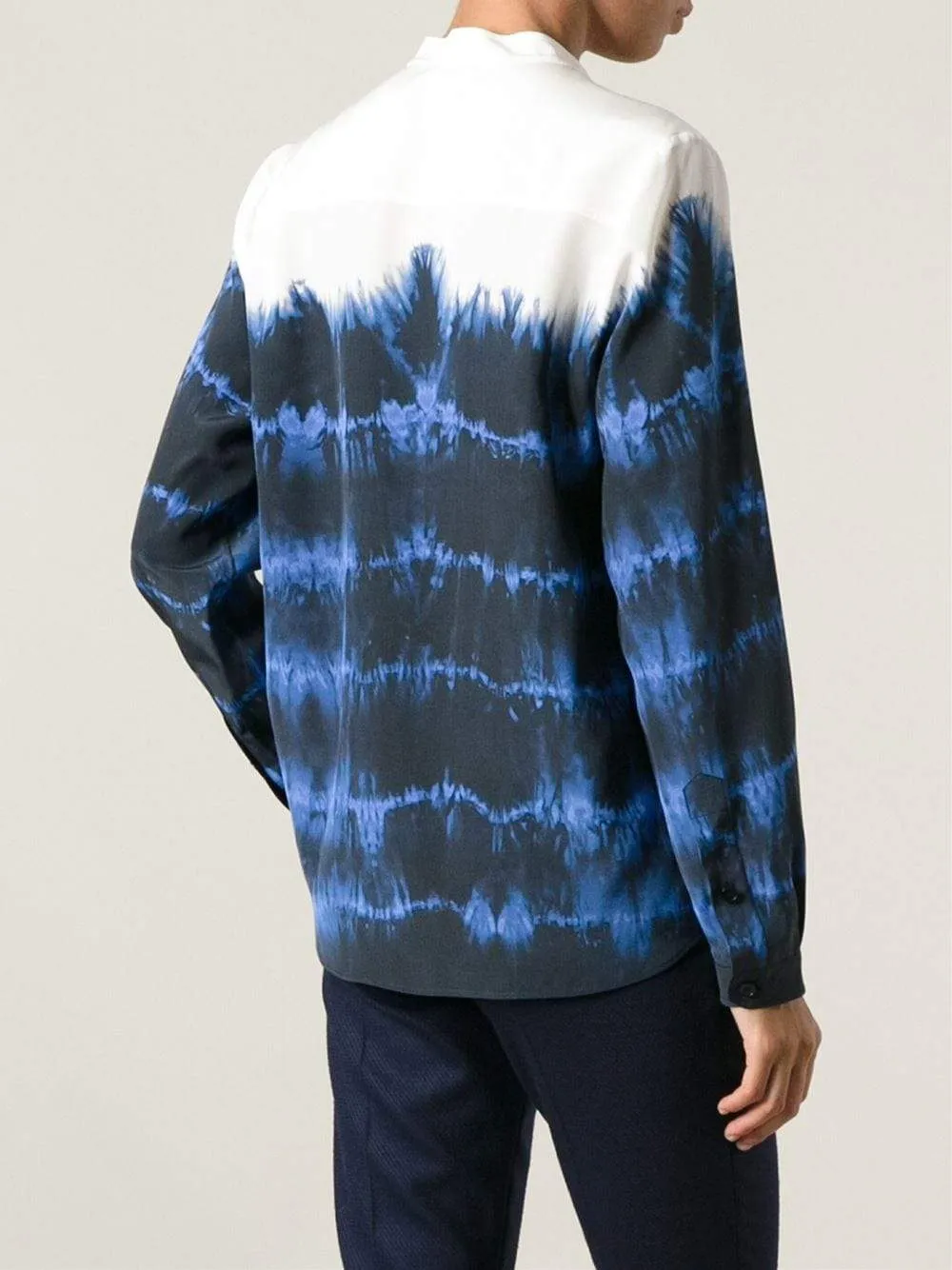 Tie Dye Henley Blouse