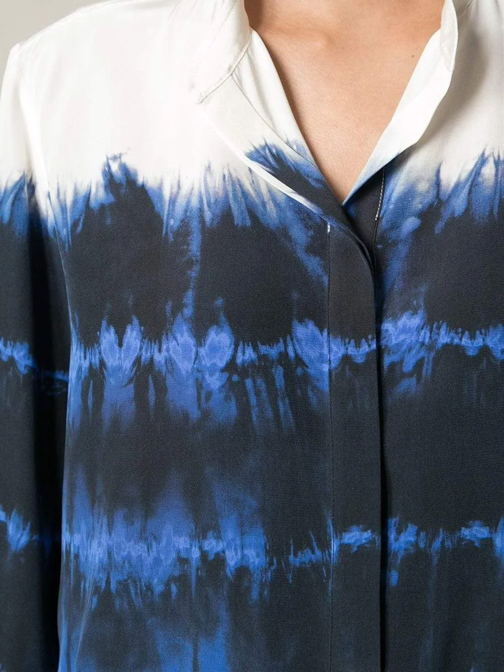 Tie Dye Henley Blouse