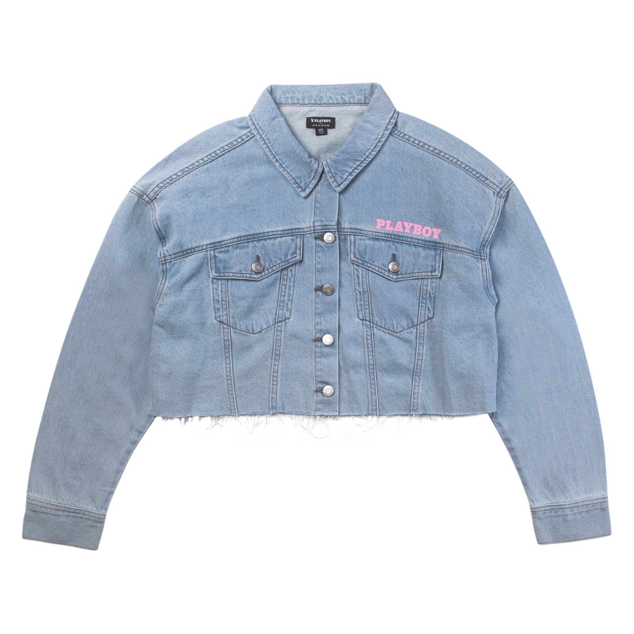 Women's Pink Bunny Denim Jacket